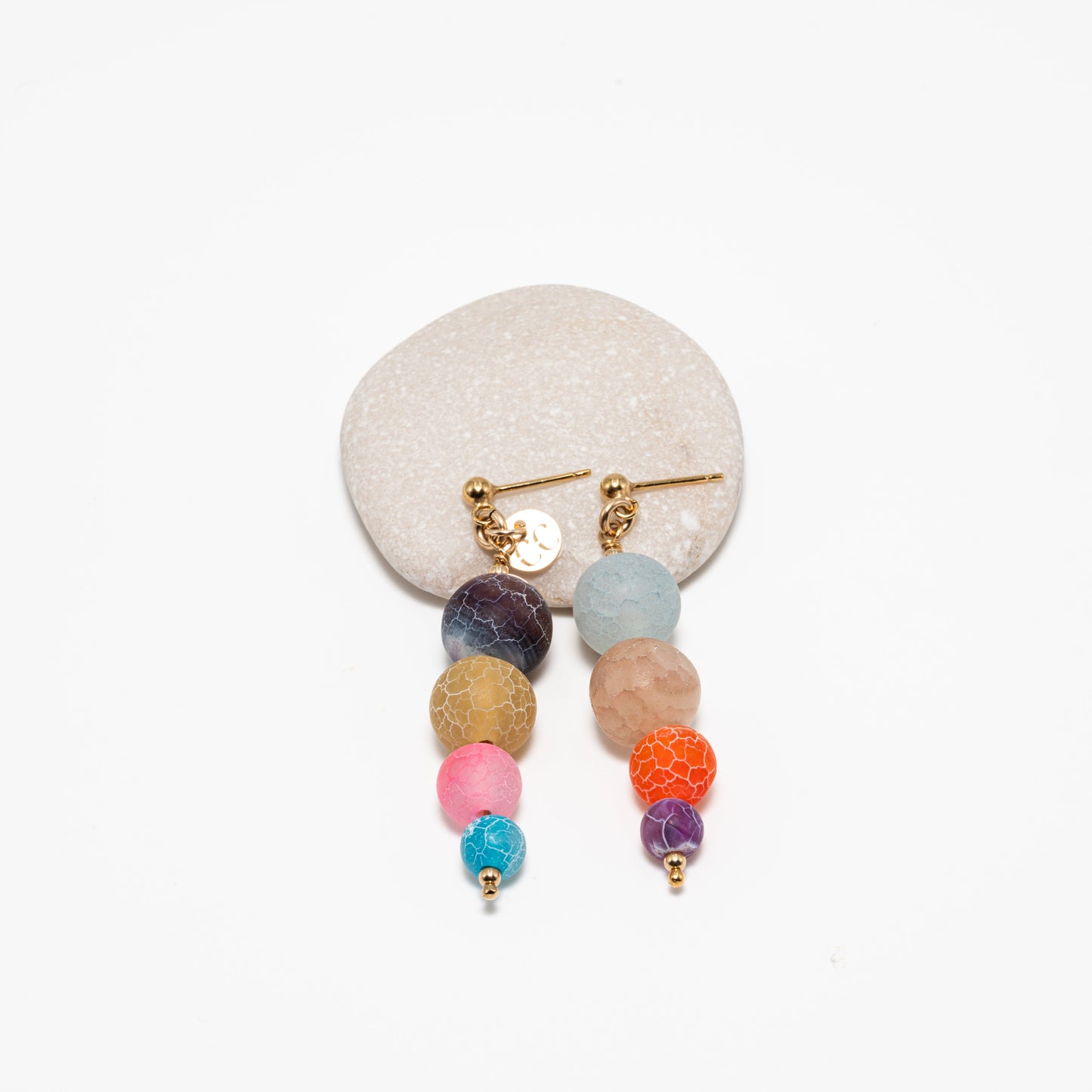 Bonbon Szivárvány Nyaklánc és Fülbevaló Szett