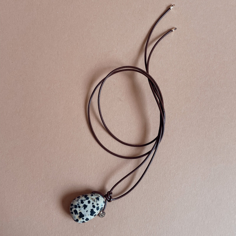 Aetos Leather Necklace / Unique Piece