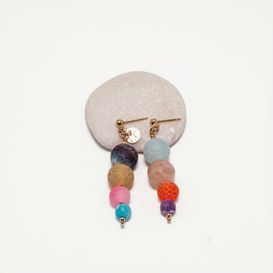 Bonbon Szivárvány Fülbevaló