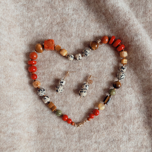 Avarine Nyaklánc és Camille Fülbevaló Szett