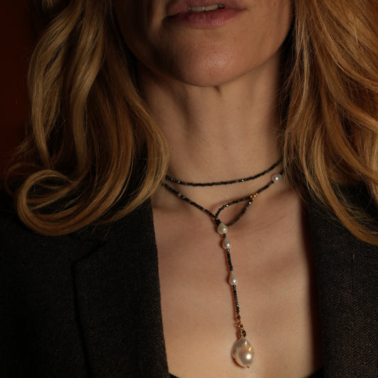 Reine de la Nuit Lariat Nyakék