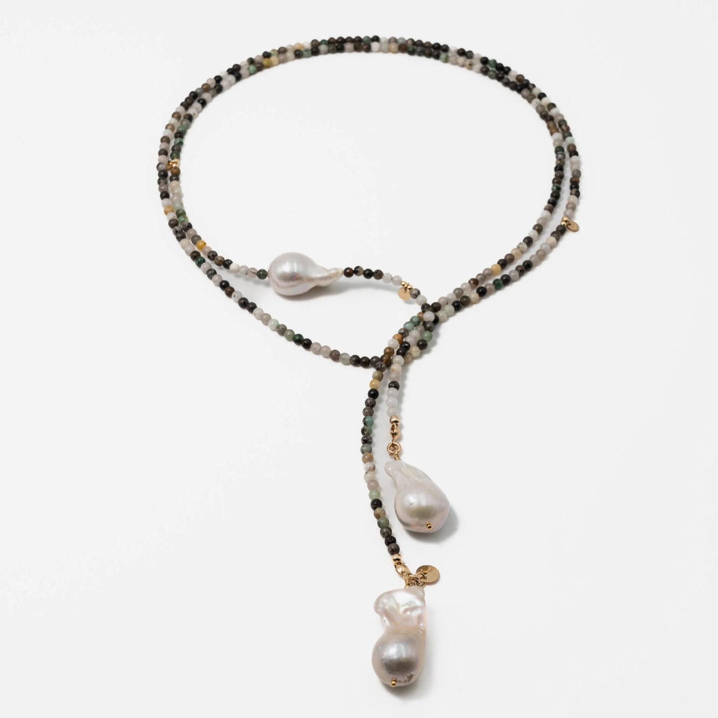 Émeraude Lariat Nyaklánc