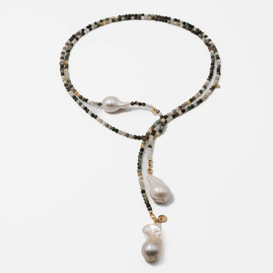 Émeraude Lariat Nyaklánc