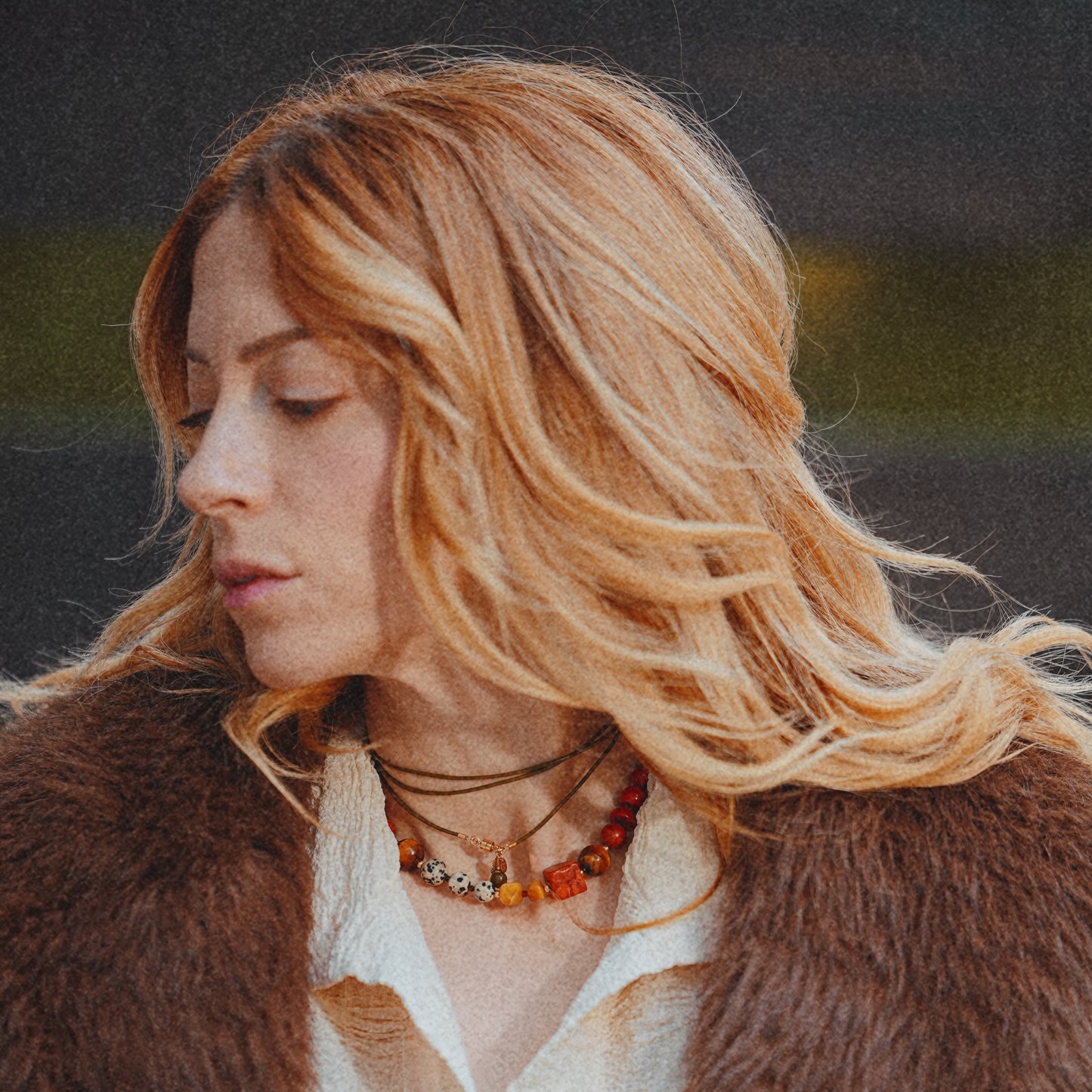 Liane Bőr Choker Nyaklánc/Karkötő