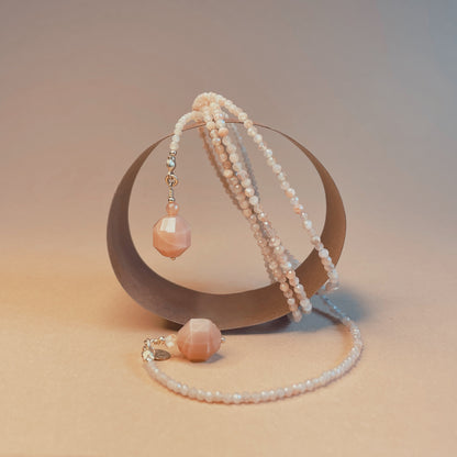 Solange Lariat Necklace and Earrings Set