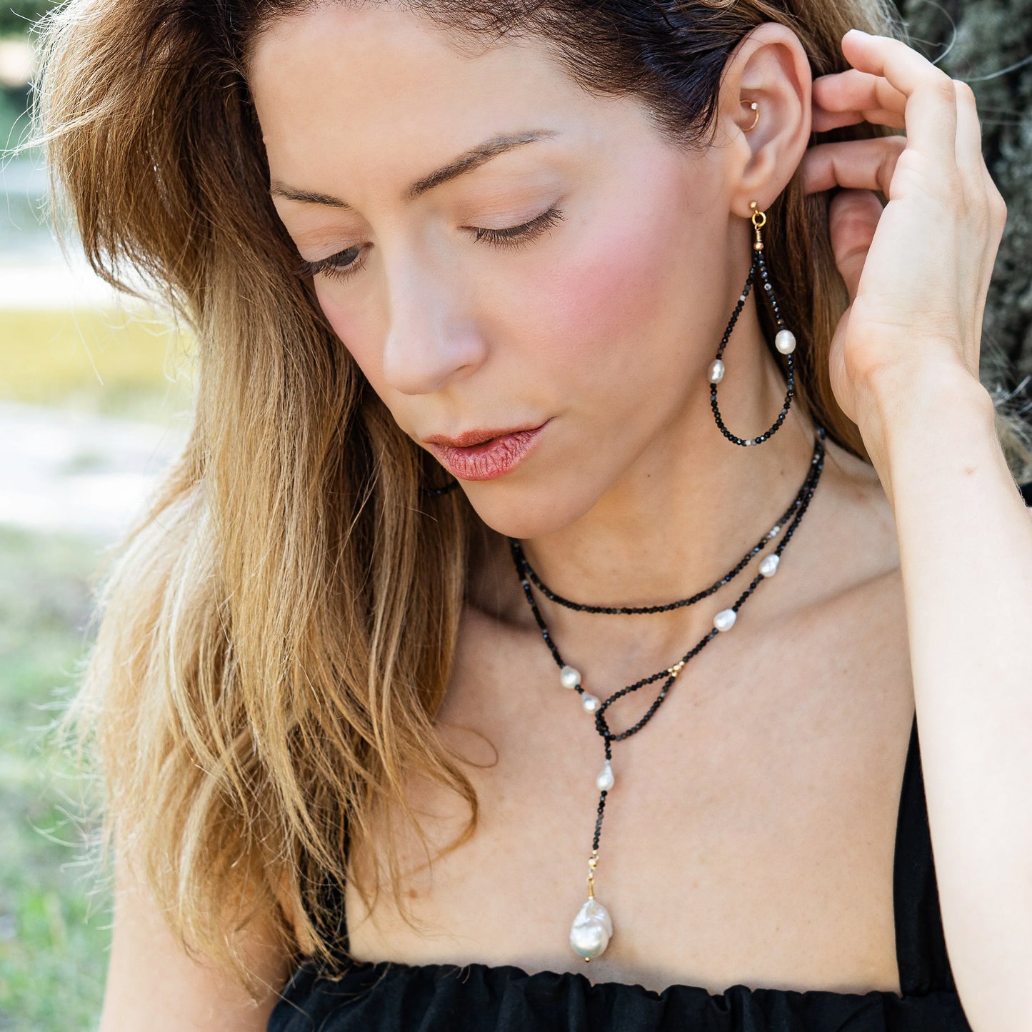 Reine de la Nuit Lariat Nyakék