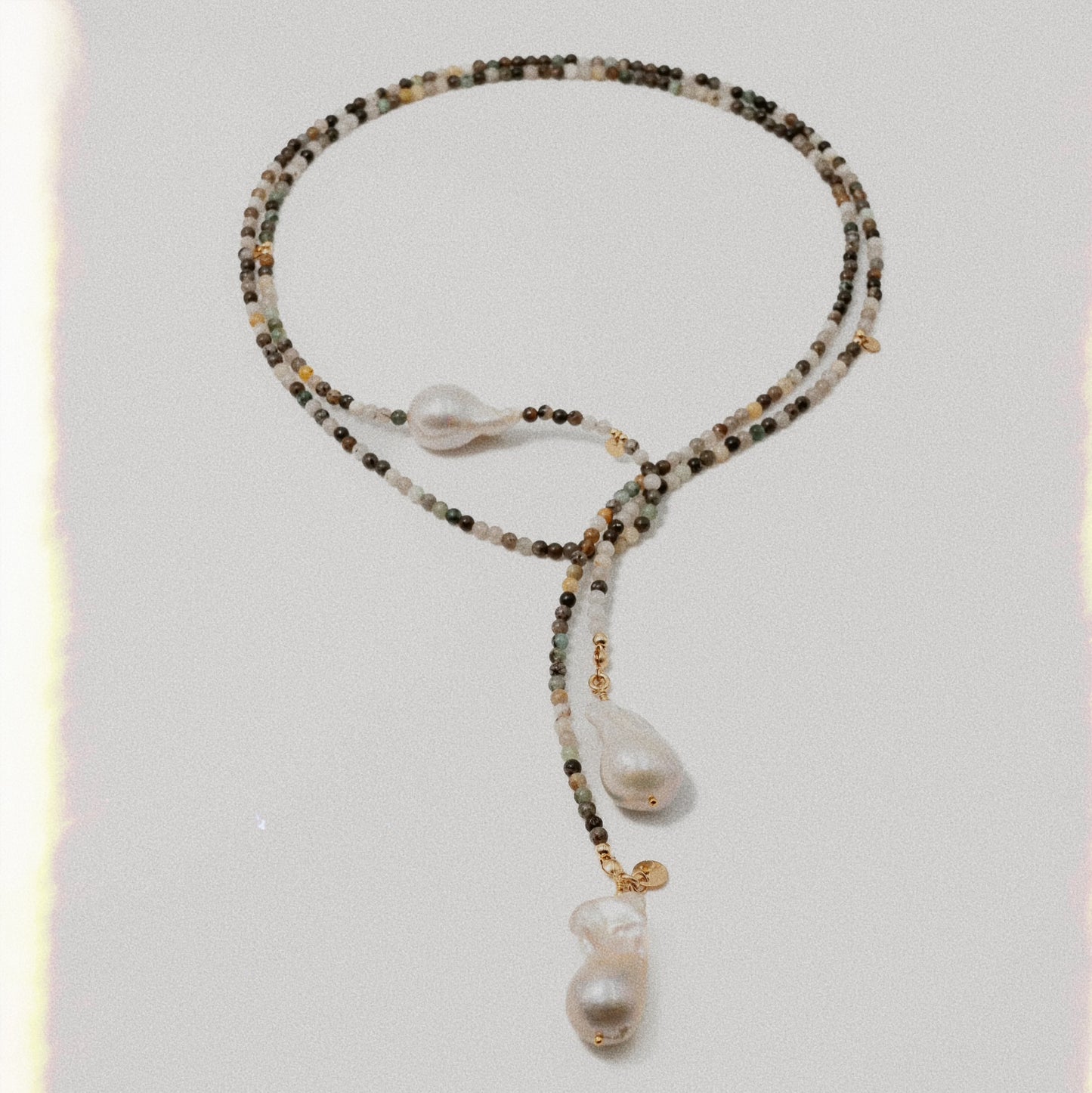 Émeraude Lariat Nyaklánc