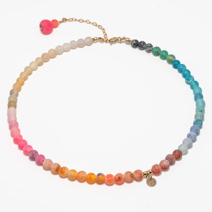 Bonbon Szivárvány Nyaklánc és Fülbevaló Szett 