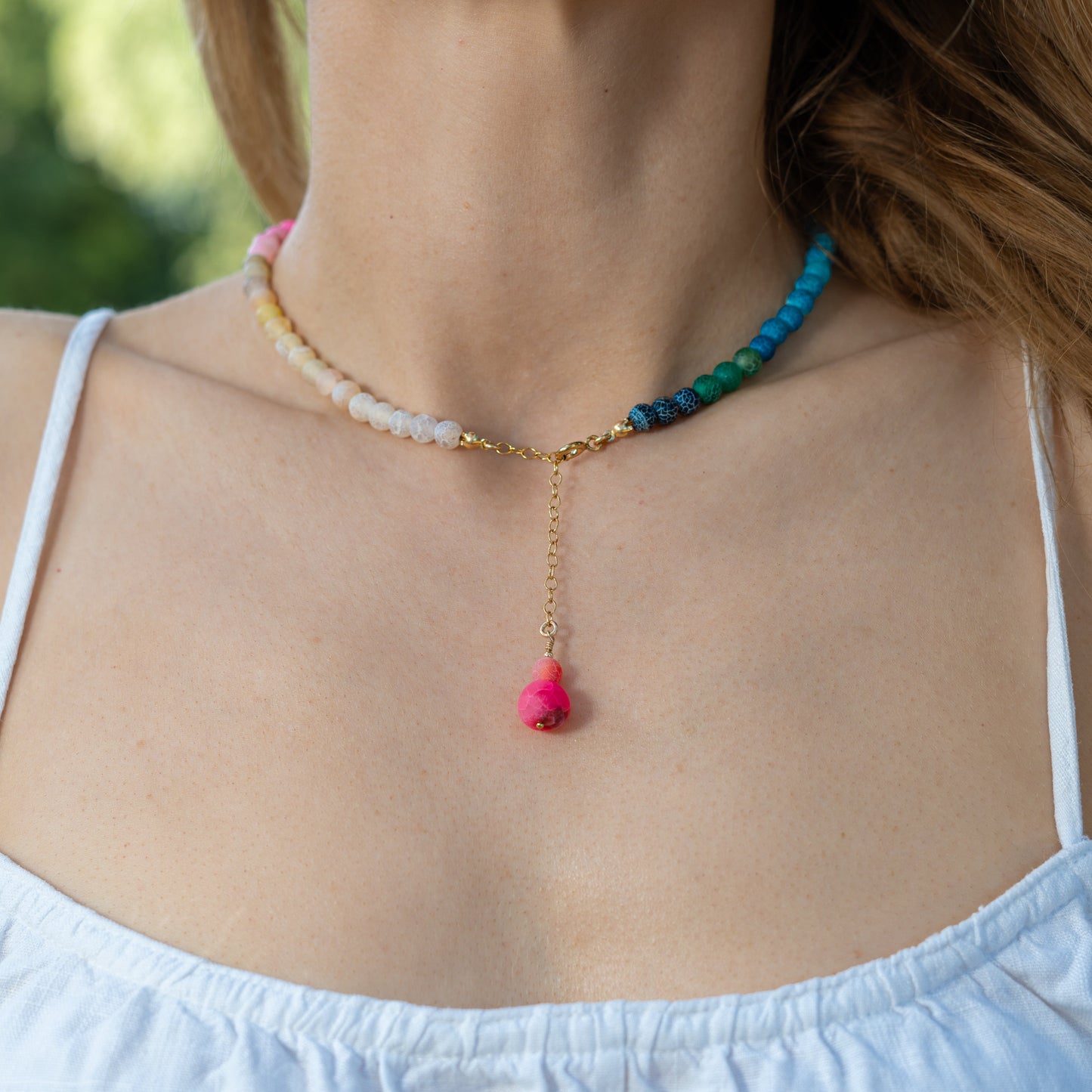 Bonbon Szivárvány Nyaklánc