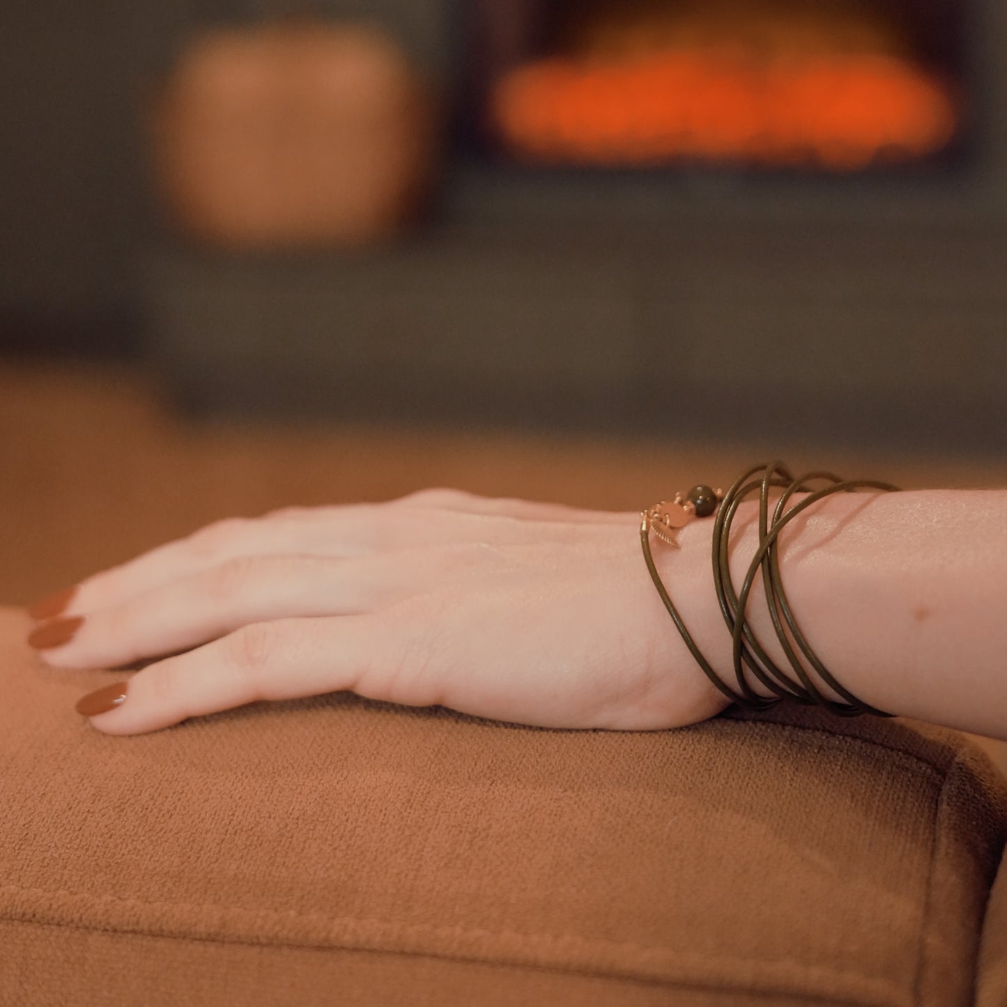 Liane Bőr Choker Nyaklánc/Karkötő