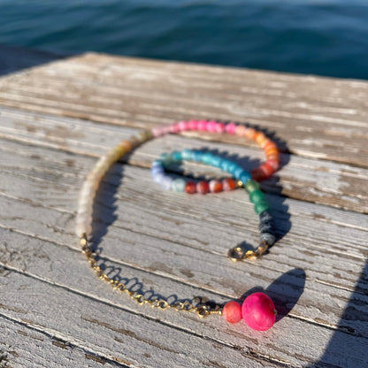 Bonbon Szivárvány Nyaklánc